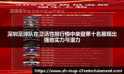 深圳足球队在灵活性排行榜中荣登第十名展现出强劲实力与潜力